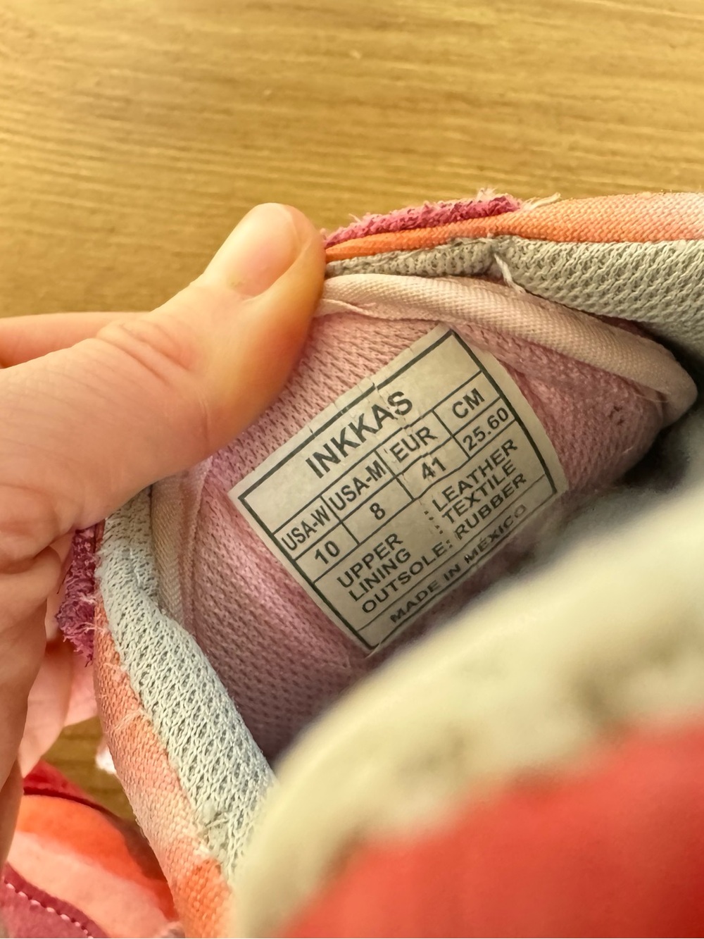INKKAS Andes Jogger Sneakers Warm Garnet Hill Retro Colorful - Picture 11 of 11